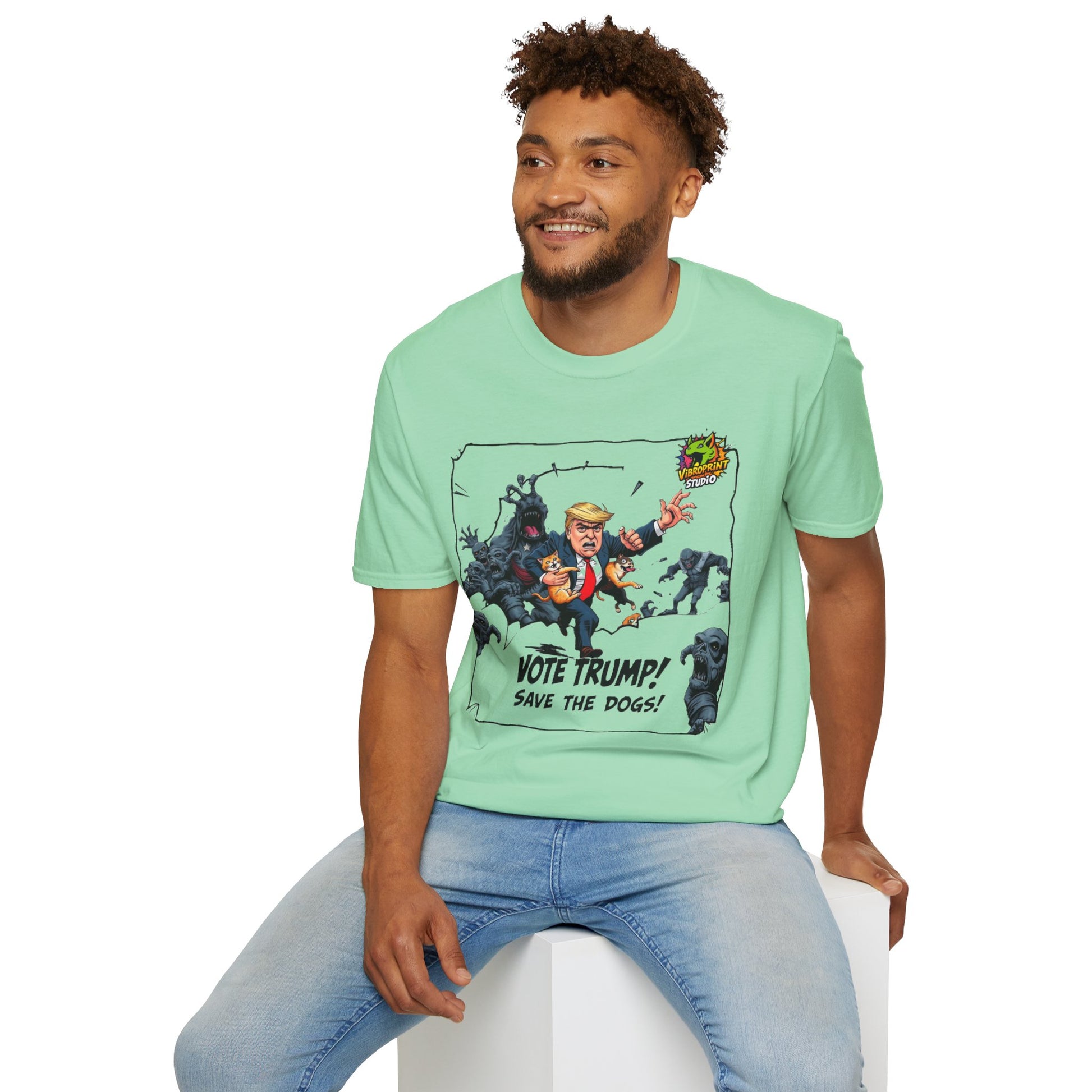 T-Shirt - They're Eating the Dogs Shirt | Satirical Trump Election Tee | Funny Political Humor T-Shirt - custom-made. limited stock. Order yours now and stand out with this exclusive piece!