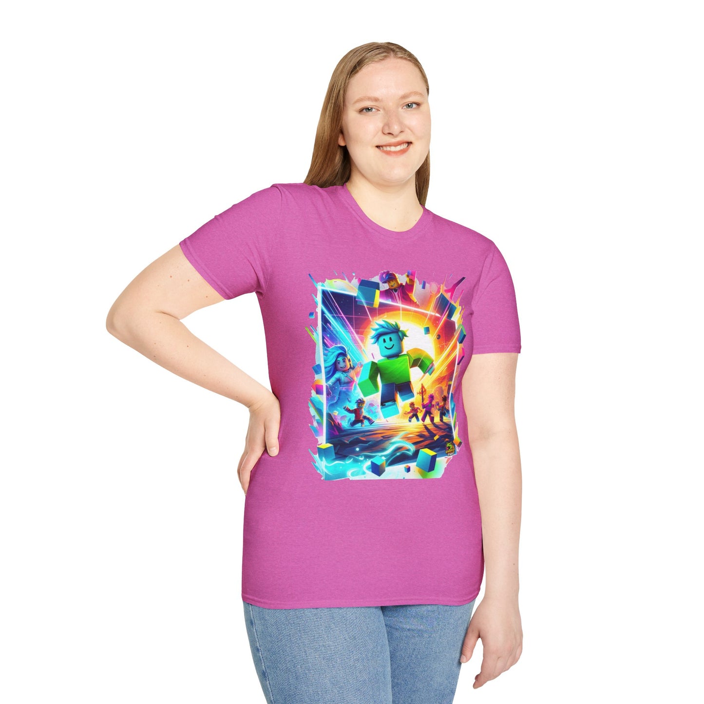 Roblox Avatar T-Shirt for Kids | Unique Roblox Graphic Tee | Roblox Gaming Merch | Cool Gift for Roblox Fans