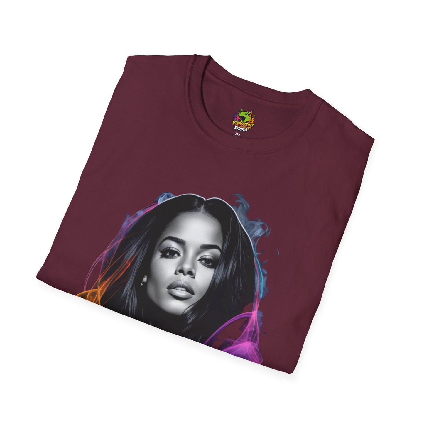 Memorial - Aaliyah shirt | Tribute to the Queen of Urban Pop | Memorial Icon T-Shirt - custom-made. limited stock. Order yours now and stand out with this exclusive piece!