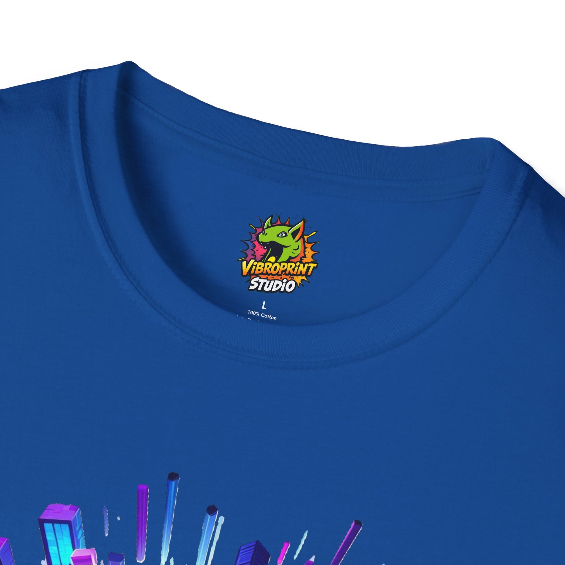 T-Shirt - Roblox T-Shirt - Block City Skyline - premium material. limited stock. Order yours now and stand out with this exclusive piece!