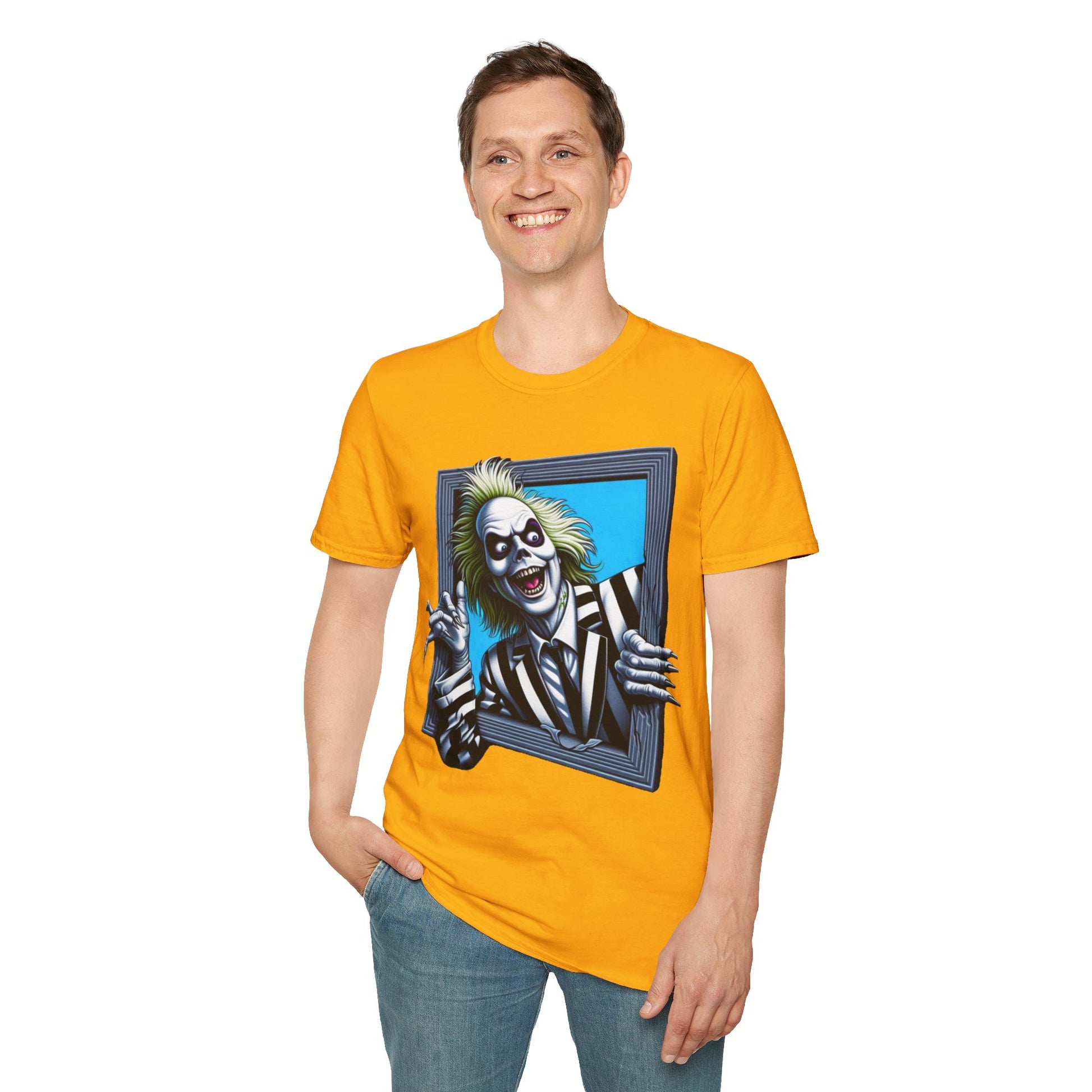 high-quality - Beetlejuice Shirt | Halloween Costume Graphic Tee | Fun Beetlejuice T-Shirt for Adults & Kids | Iconic Movie Merch - custom-made. perfect gift idea. Order yours now and stand out with this exclusive piece!