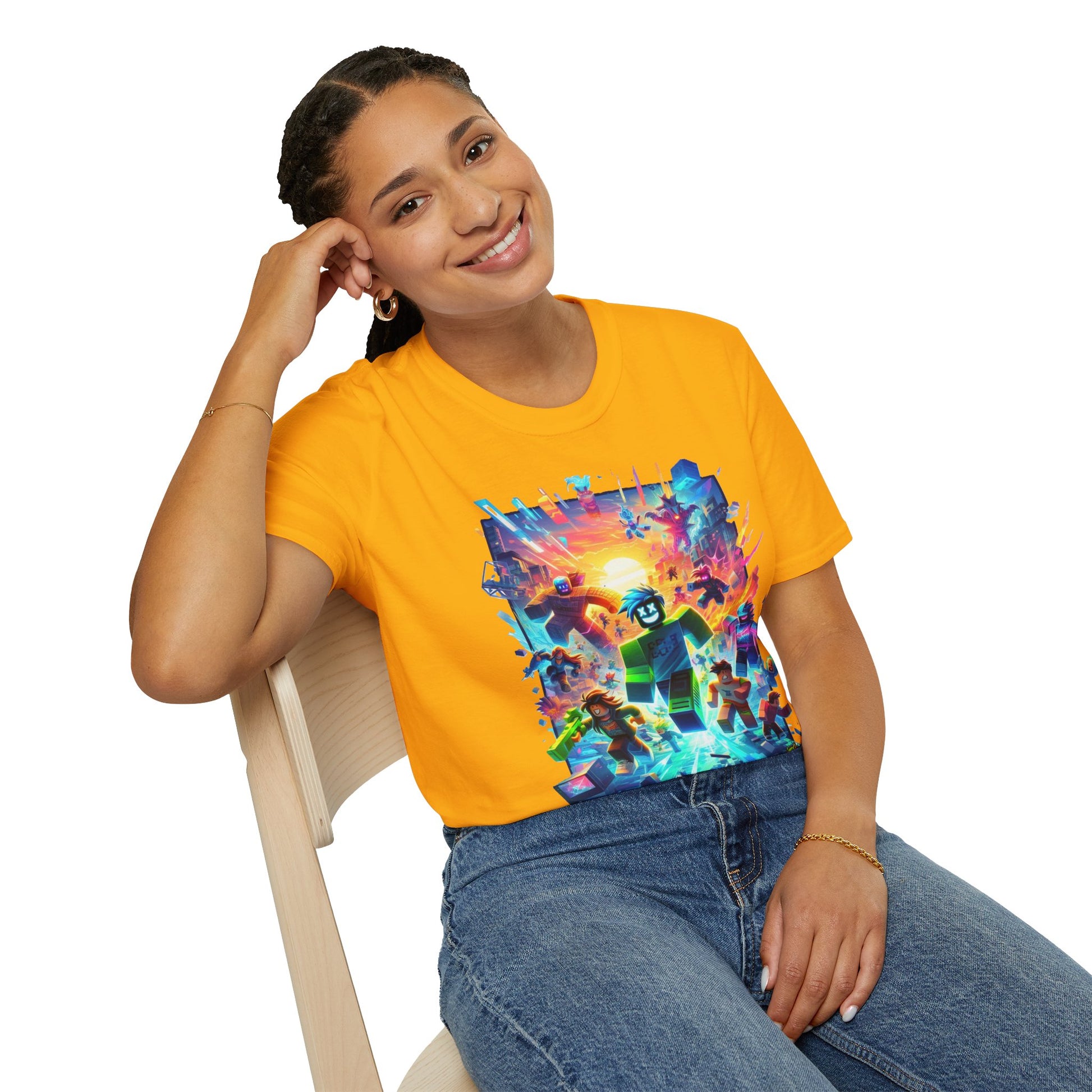 Cool - Trendy Roblox T-Shirt for Boys & Girls | Roblox Kids Clothing | Roblox Adventure Graphic Tee | Cool Gift for Roblox Fans - premium material. limited stock. Order yours now and stand out with this exclusive piece!