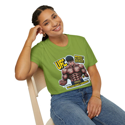 UFC T Shirt | Unleash Fierce Confidence | Motivational UFC Tee with Baki Anime Elements