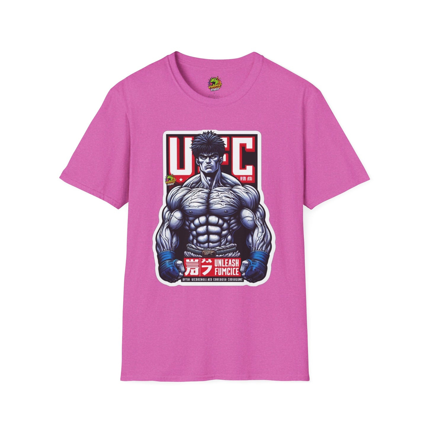 Unleash - UFC T Shirt | Unleash Fierce Confidence | Motivational UFC Tee with Baki Anime Strength - custom-made. perfect gift idea. Order yours now and stand out with this exclusive piece!