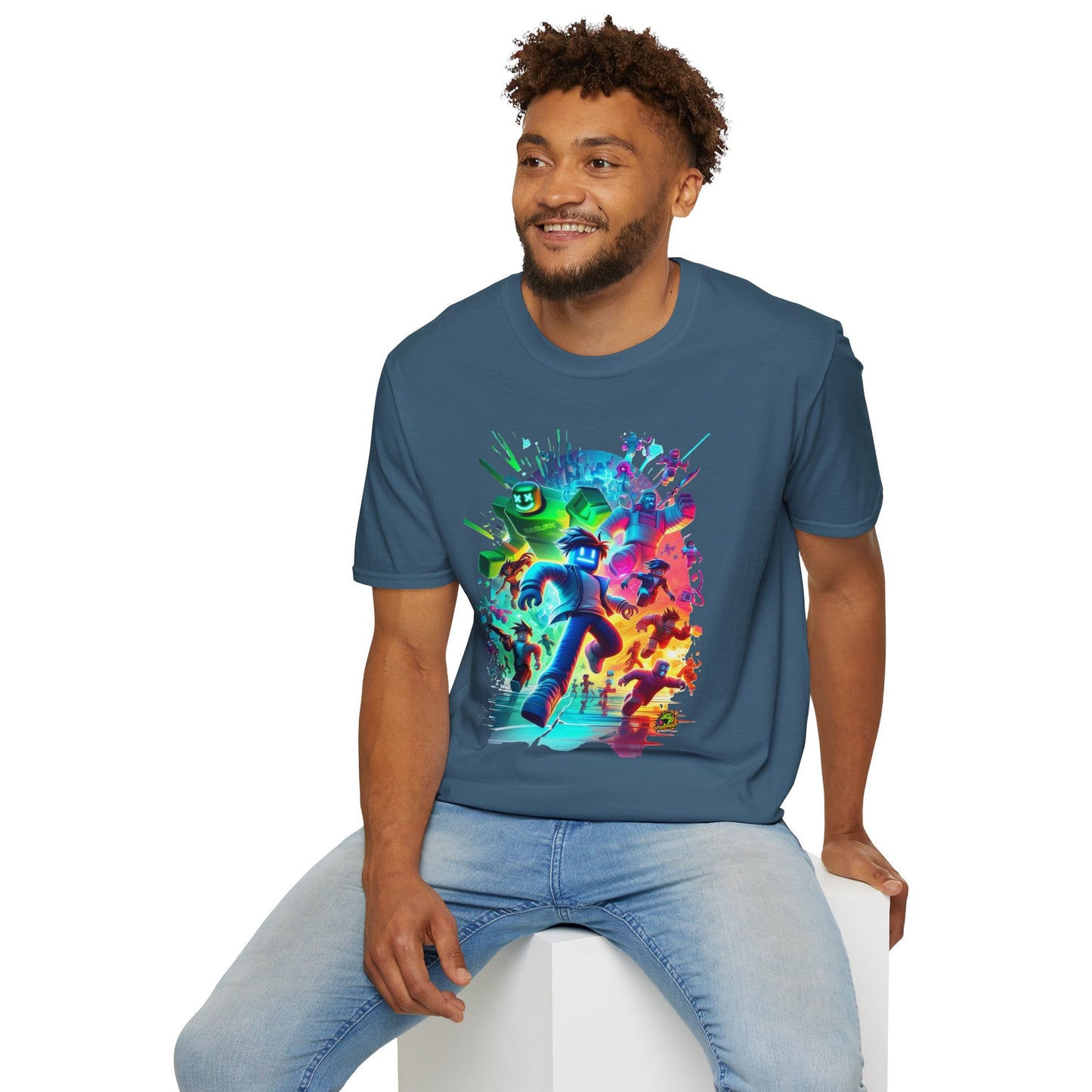 Cool Roblox Avatar T-Shirt for Kids | Roblox Graphic Tee | Roblox Inspired Clothing for Boys & Girls | Fun Roblox Gift