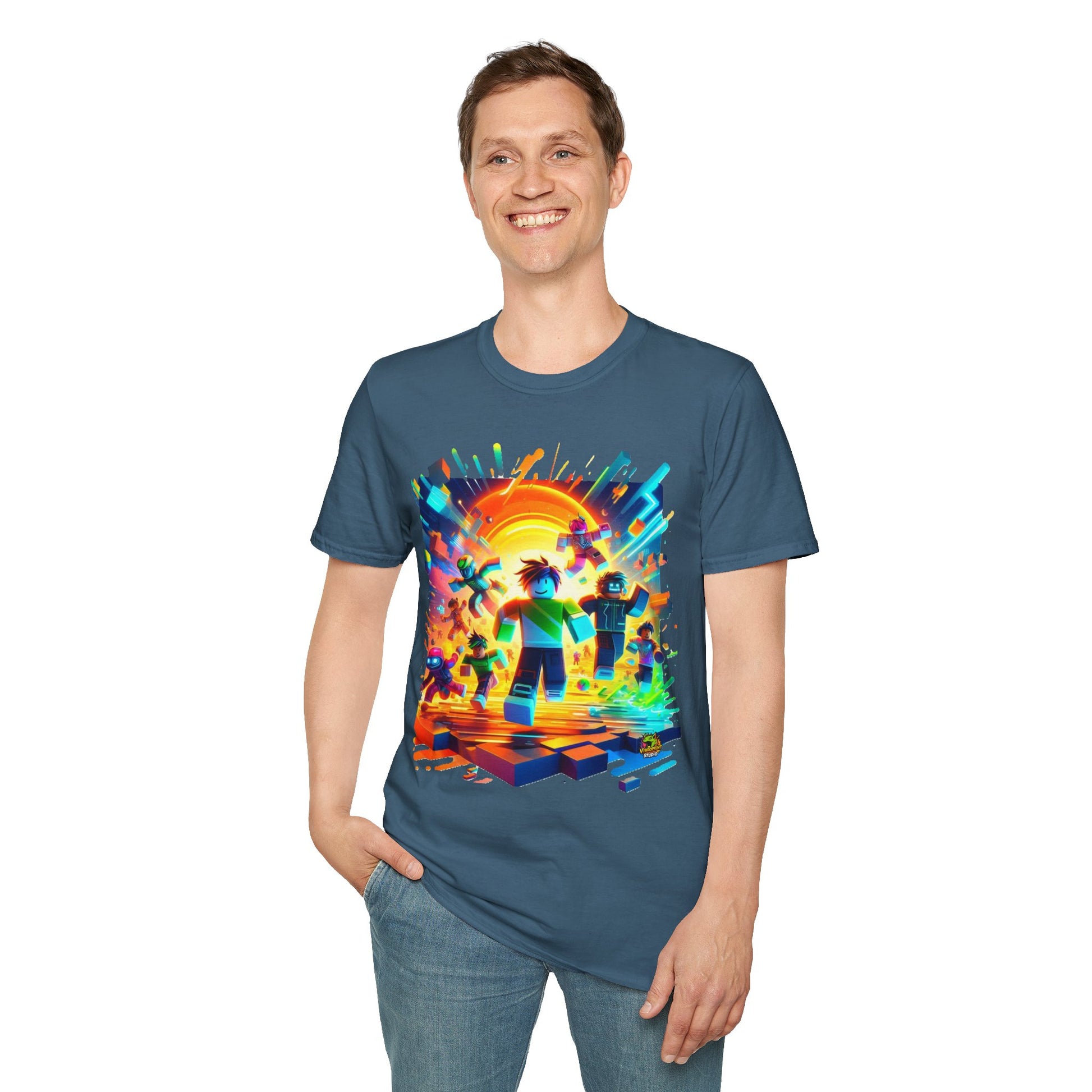 Roblox - Roblox Avatar Tee for Kids | Cool Roblox Game T-Shirt | Roblox Clothing for Boys & Girls | Fun Roblox Gift - premium material. perfect gift idea. Order yours now and stand out with this exclusive piece!