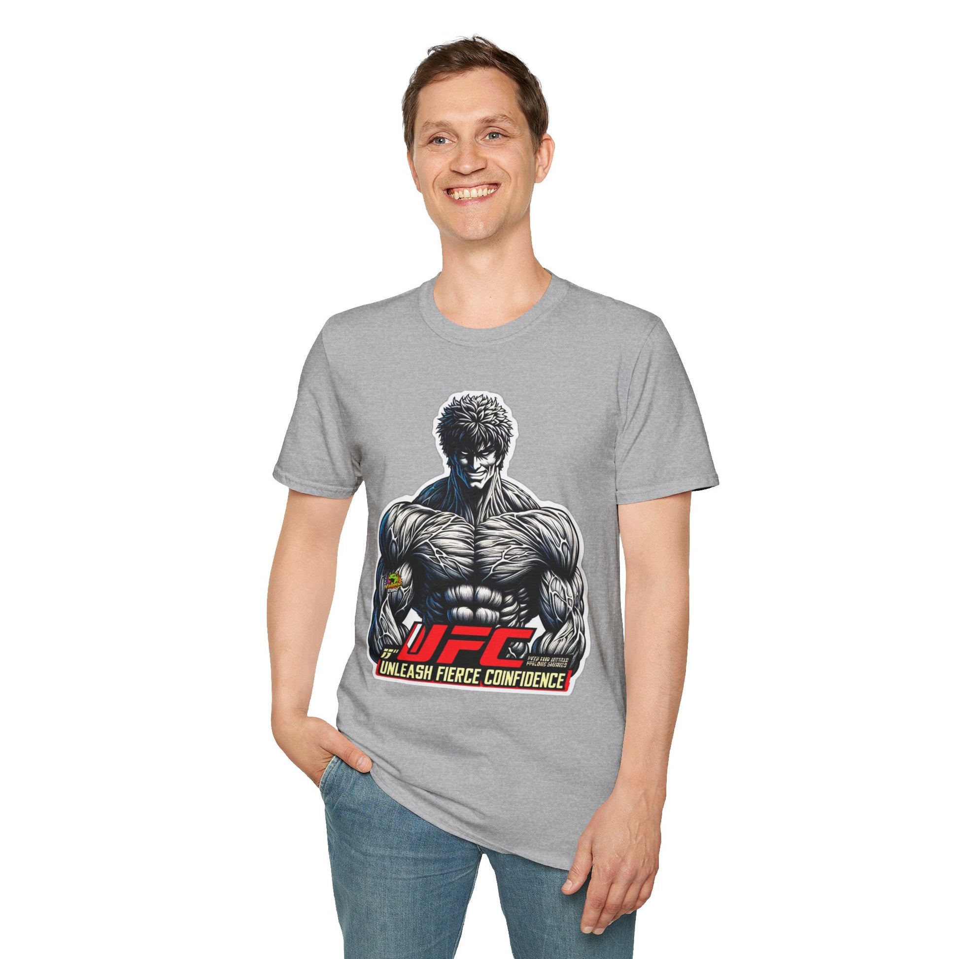 vintage horror shirt - UFC T Shirt | Unleash Fierce Confidence | UFC Tee for Gym and Baki Anime Lovers - bold design. limited edition vintage horror design. Order yours now and stand out with this exclusive piece!