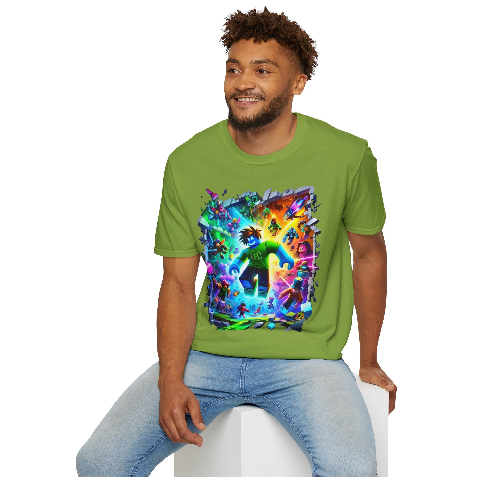 Cool - Roblox Adventure T-Shirt for Kids | Roblox Clothing for Boys & Girls | Trendy Roblox Graphic Tee | Cool Roblox Merch - premium material. perfect gift idea. Order yours now and stand out with this exclusive piece!