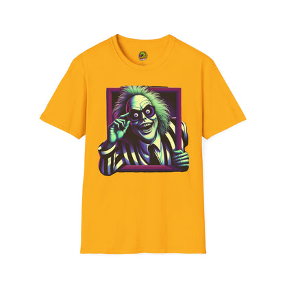 Halloween - Beetlejuice Shirt | Beetlejuice Fan Shirt | Beetlejuice Graphic Shirt | Halloween Beetlejuice Tee - premium material. limited stock. Order yours now and stand out with this exclusive piece!