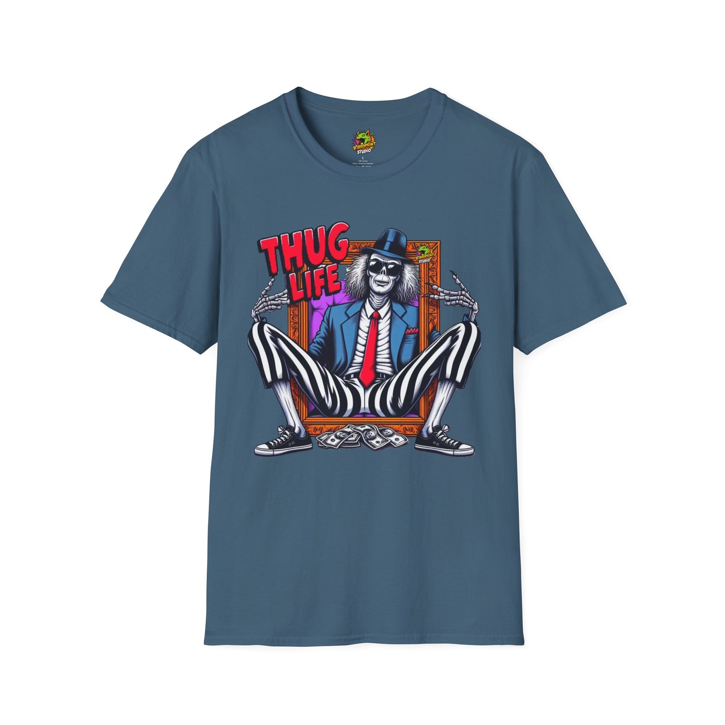 for - Beetlejuice Shirt | Thug Life Halloween Tee | Classic Beetlejuice T-Shirt for Fans - custom-made. limited stock. Order yours now and stand out with this exclusive piece!