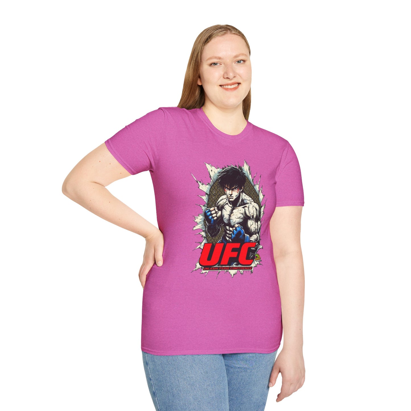 UFC T Shirt | Unleash Fierce Confidence | UFC Tee for Anime & Sport Lovers