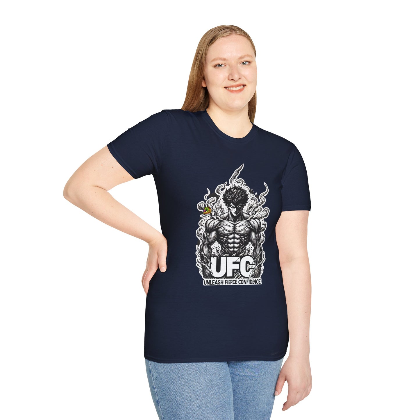 UFC T Shirt | Unleash Fierce Confidence | Motivational UFC Tee with Baki Anime Influence