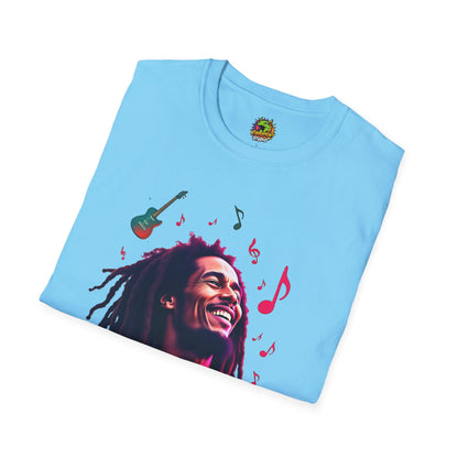 Bob Marley T-Shirt - Vibrant Rasta Revolution - VibroPrint Studio