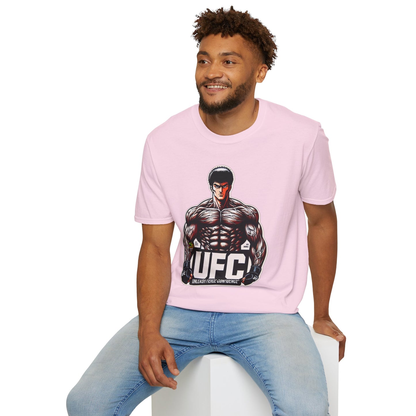 UFC T Shirt | Unleash Fierce Confidence | UFC Tee with Baki Anime Inspiration for Athletes