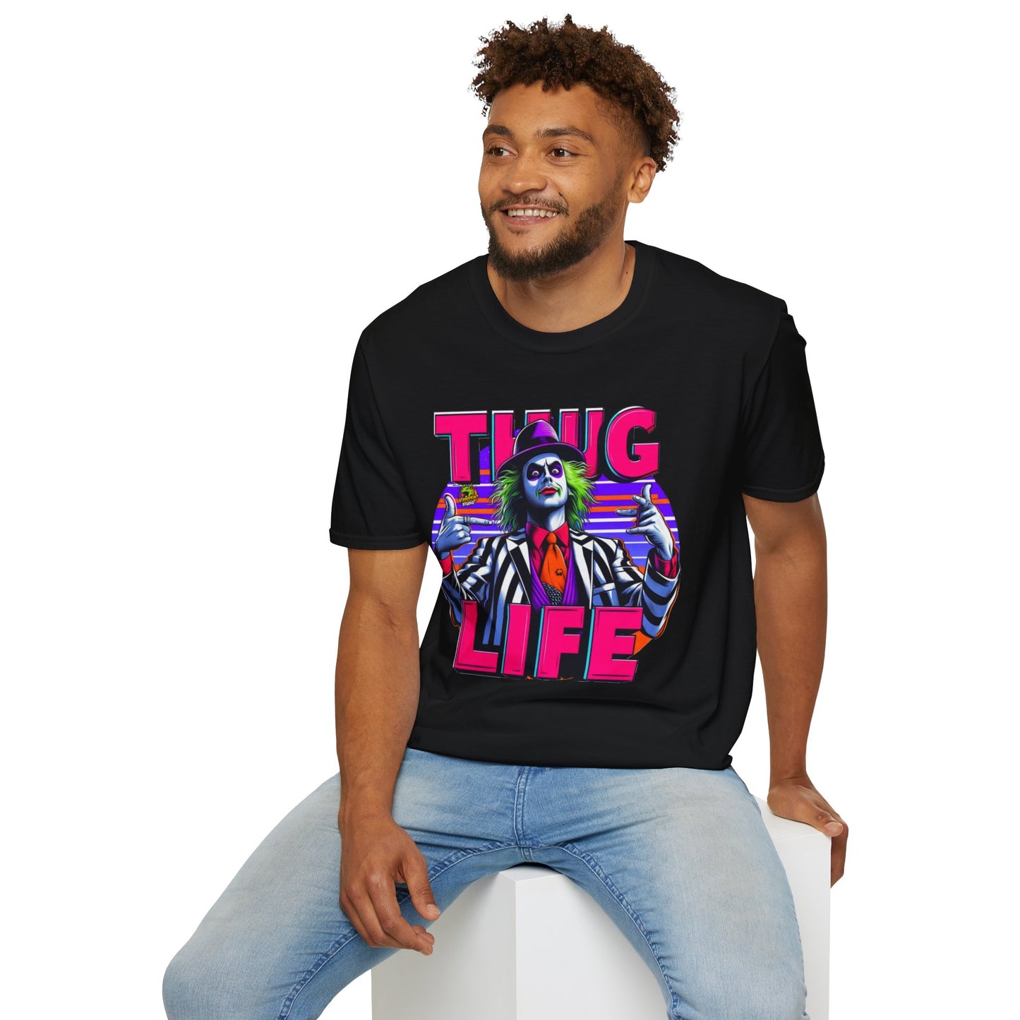 Beetlejuice - Beetlejuice Shirt | Thug Life Graphic Shirt | Funny Halloween Beetlejuice Tee - custom-made. perfect gift idea. Order yours now and stand out with this exclusive piece!