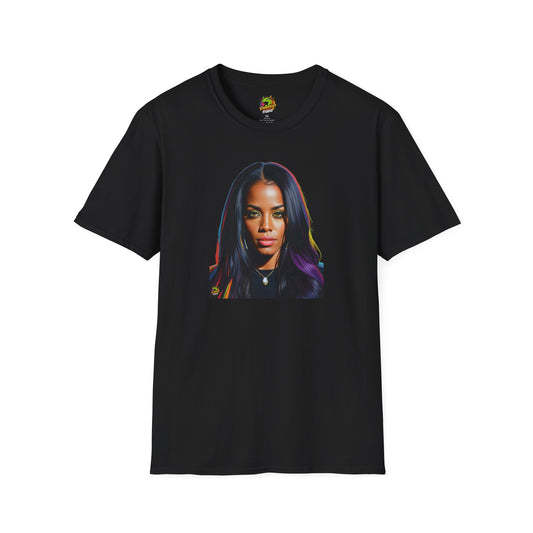 Aaliyah shirt | A Timeless Tribute to the Princess of R&B | Memorial T-Shirt for Fans - High Quality Image