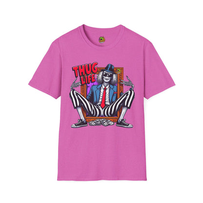 Beetlejuice - Beetlejuice Shirt | Thug Life Halloween Tee | Classic Beetlejuice T-Shirt for Fans - custom-made. perfect gift idea. Order yours now and stand out with this exclusive piece!