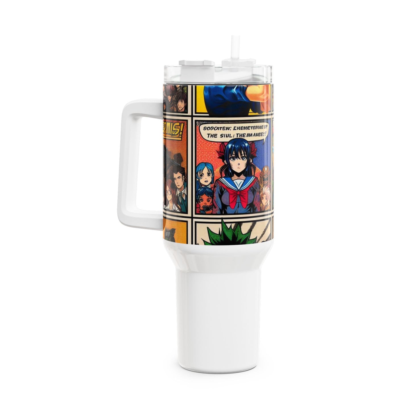 Themed - Stanley Tumbler | Geek and Anime Themed Drinkware for Gamers | Colorful Cartoon Tumbler - premium material. perfect gift idea. Order yours now and stand out with this exclusive piece!