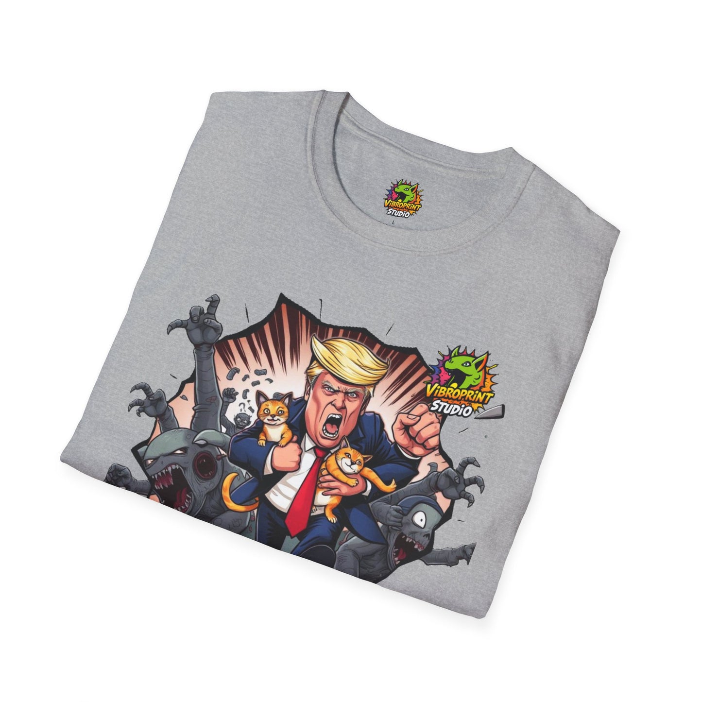 Tee - They're Eating the Dogs Tee | Trump Election Satire Shirt | Funny Political Graphic Tee - premium material. limited stock. Order yours now and stand out with this exclusive piece!