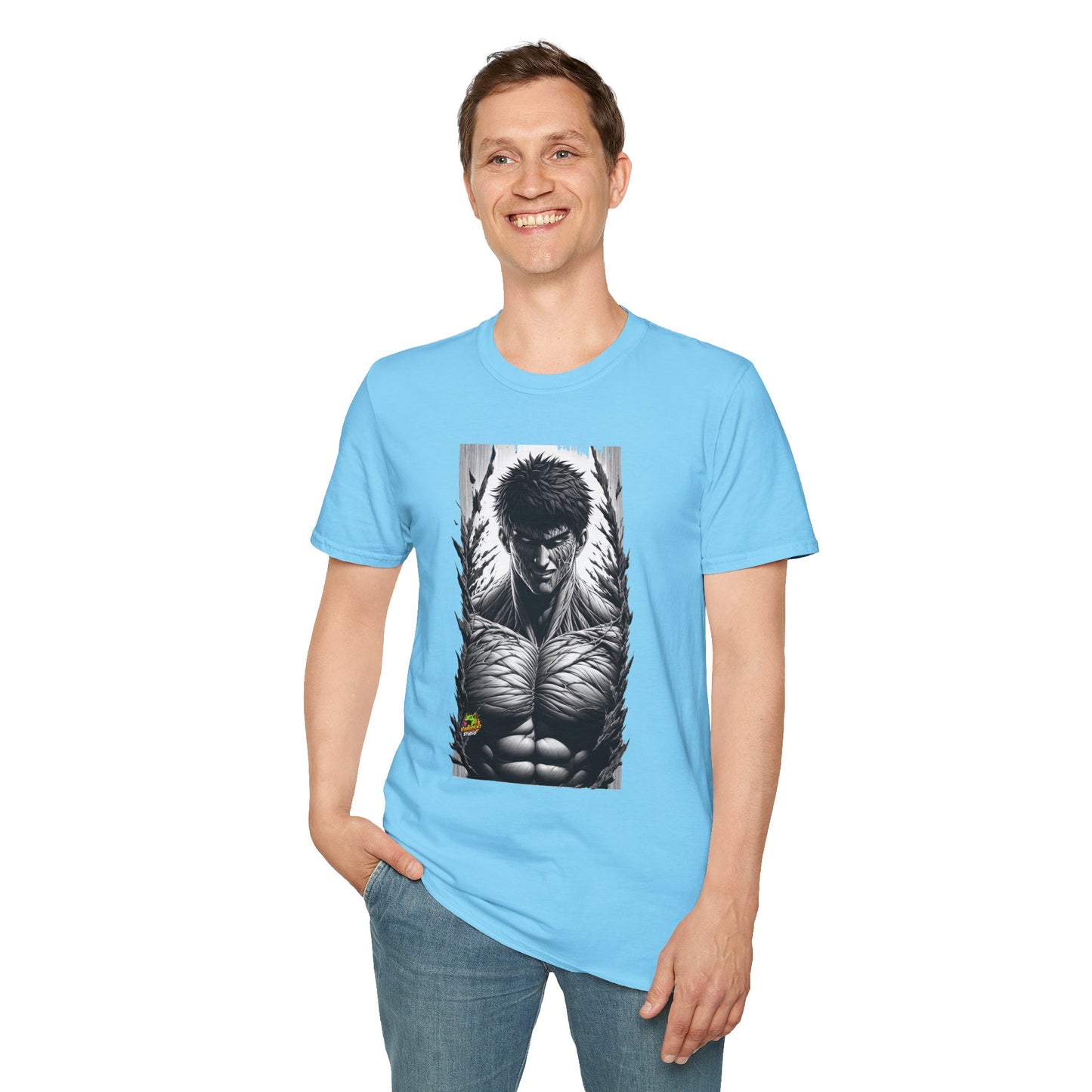 UFC T Shirt | Unleash Fierce Confidence | Motivational UFC Tee with Baki Anime Inspiration for Gym