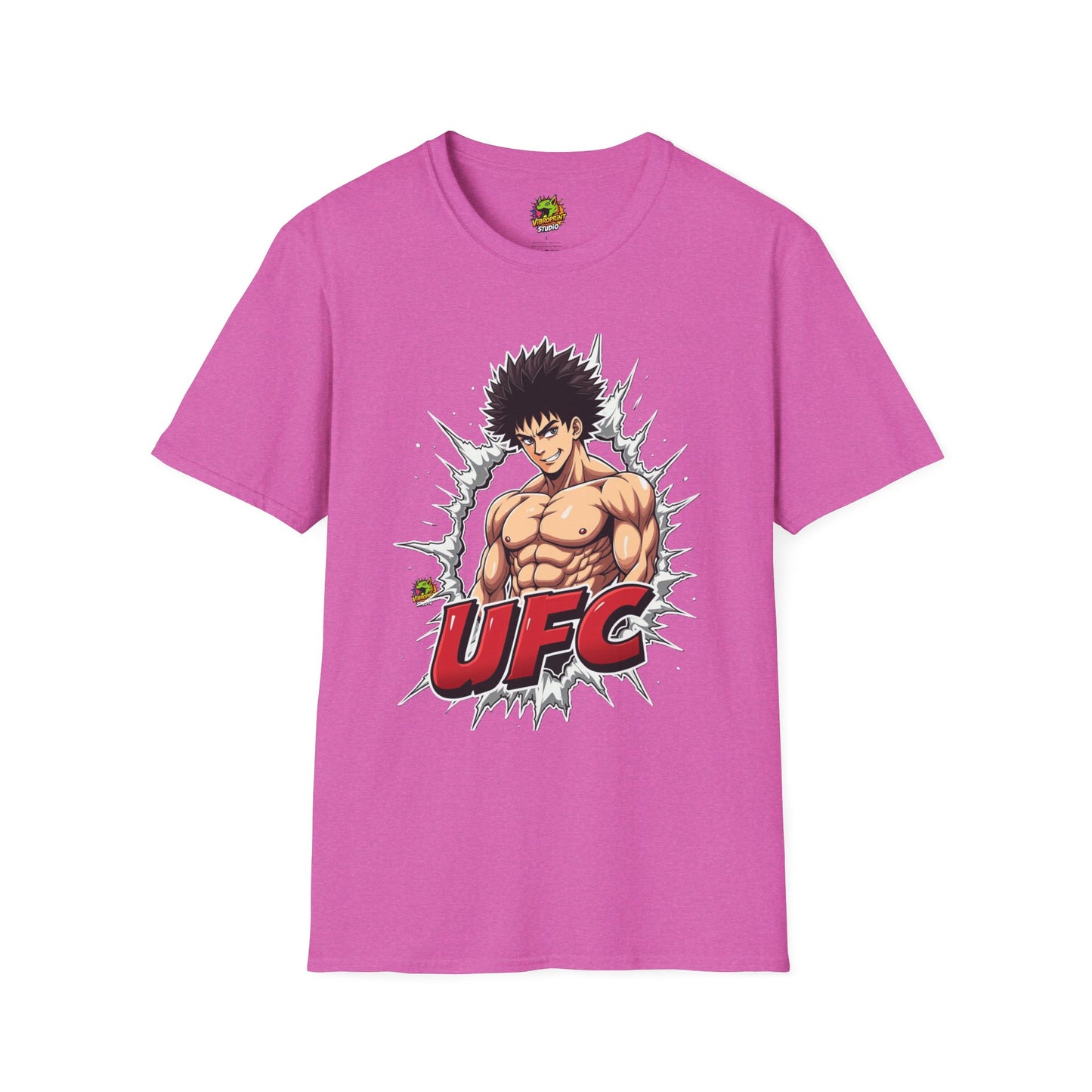 Fierce - UFC T Shirt | Unleash Fierce Confidence | Motivational UFC Tee with Baki Anime Elements - custom-made. limited stock. Order yours now and stand out with this exclusive piece!