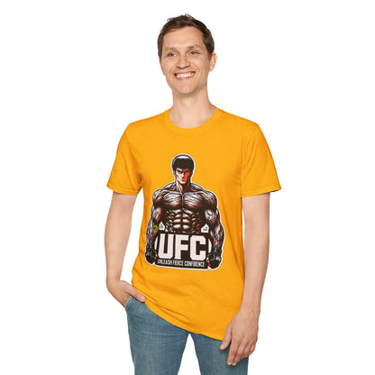 UFC T Shirt | Unleash Fierce Confidence | UFC Tee with Baki Anime Inspiration for Athletes