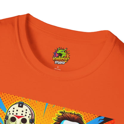 Halloween - Jason Voorhees & Michael Myers Shirt | Funny Halloween Horror Tee - custom-made. limited stock. Order yours now and stand out with this exclusive piece!