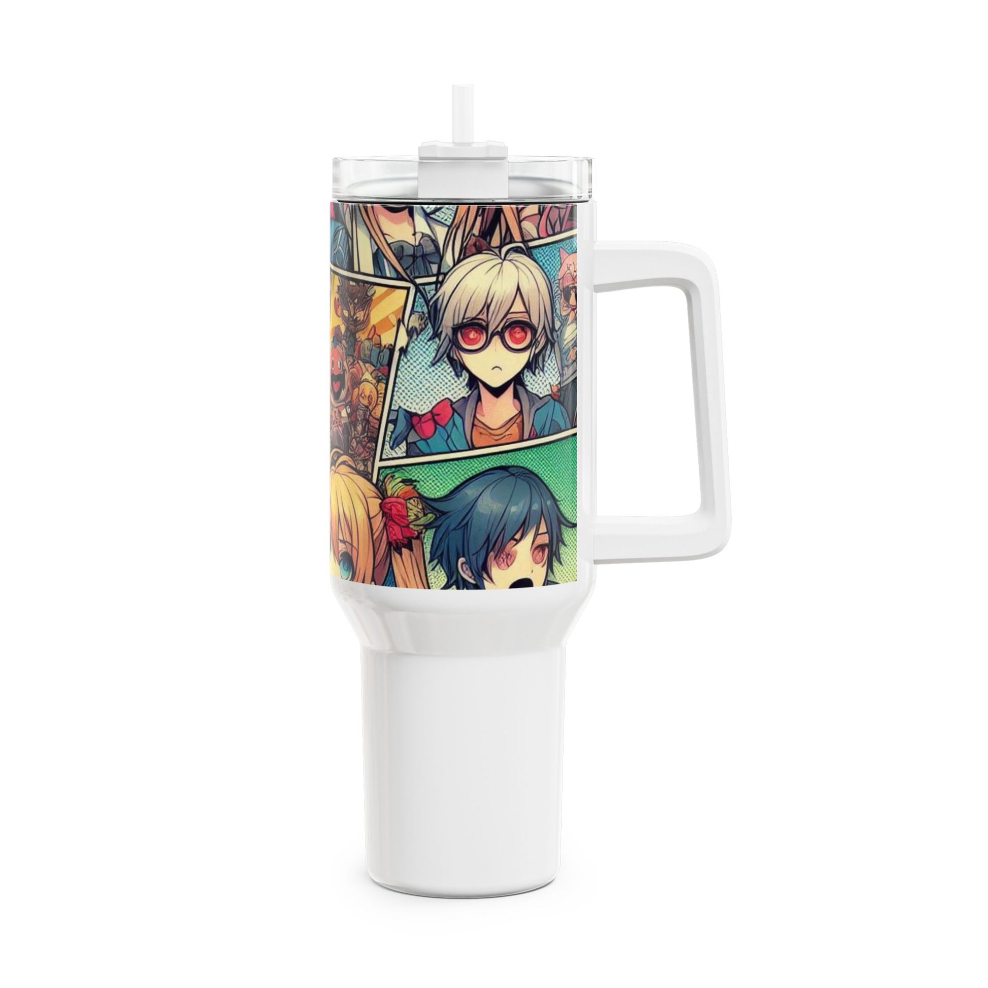 cup - Stanley cup | Anime and Comic Geek Tumbler | Colorful Pop Culture Drinkware - custom-made. limited stock. Order yours now and stand out with this exclusive piece!