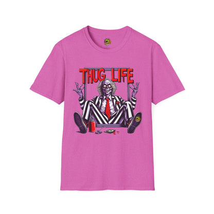 Thug - Beetlejuice Shirt | Funny Thug Life Graphic T-Shirt | Halloween Beetlejuice Tee - custom-made. perfect gift idea. Order yours now and stand out with this exclusive piece!