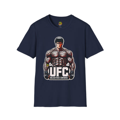 Athletes - UFC T Shirt | Unleash Fierce Confidence | UFC Tee with Baki Anime Inspiration for Athletes - premium material. perfect gift idea. Order yours now and stand out with this exclusive piece!