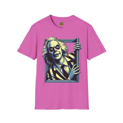 T-Shirt - Beetlejuice Shirt | Halloween Horror Comedy Tee | Classic Beetlejuice Graphic T-Shirt | Fun Halloween Clothing - custom-made. perfect gift idea. Order yours now and stand out with this exclusive piece!