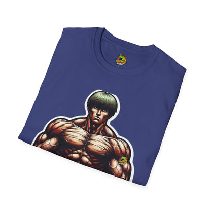 UFC T Shirt | Unleash Fierce Confidence | UFC Tee with Baki Anime Elements for Athletes