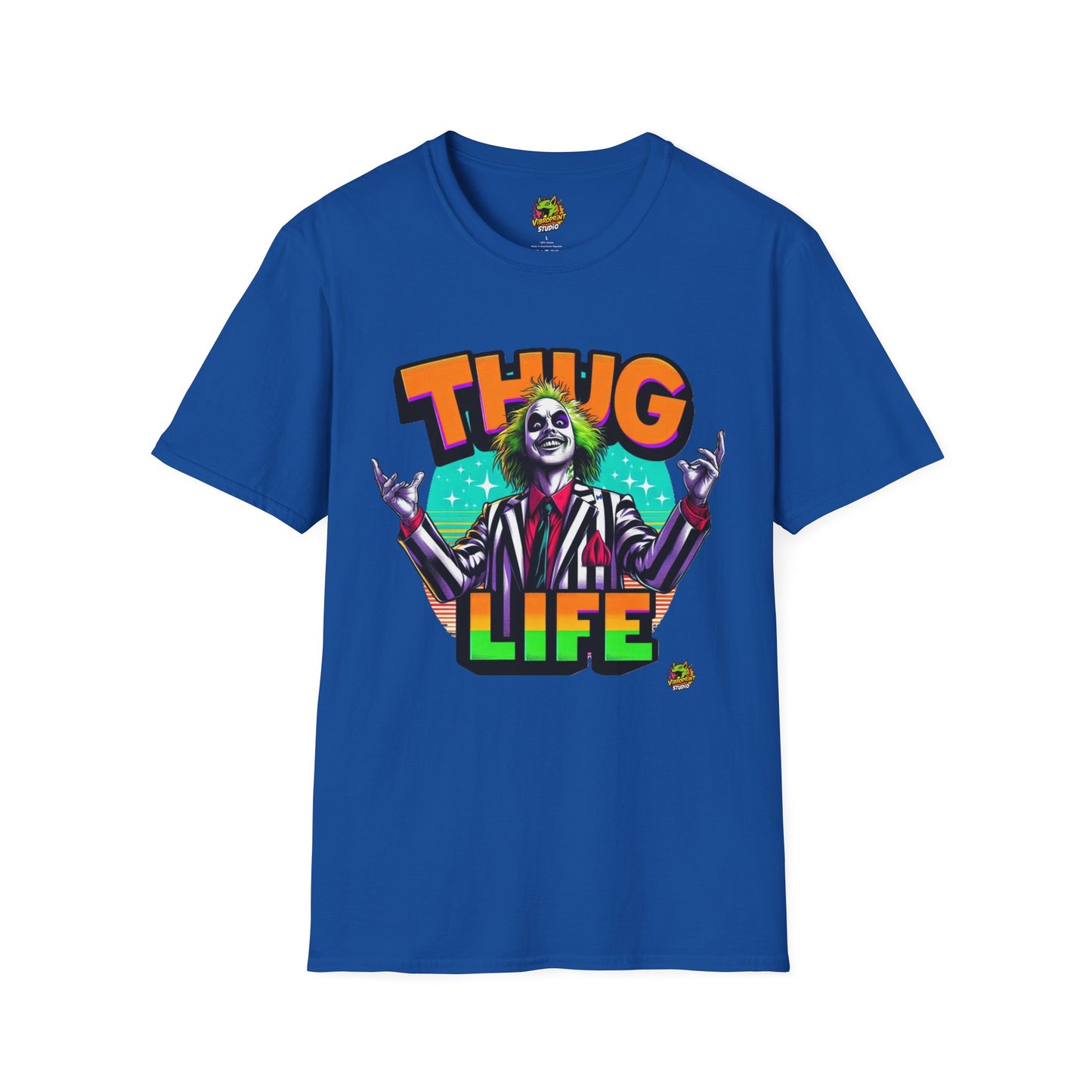 Thug - Beetlejuice Shirt | Spooky Thug Life Tee | Halloween Beetlejuice Graphic Shirt Women - premium material. limited stock. Order yours now and stand out with this exclusive piece!