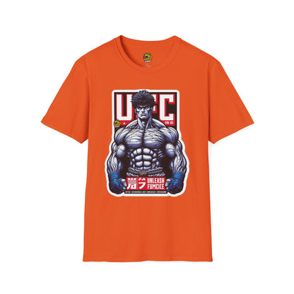 T - UFC T Shirt | Unleash Fierce Confidence | Motivational UFC Tee with Baki Anime Strength - premium material. limited stock. Order yours now and stand out with this exclusive piece!