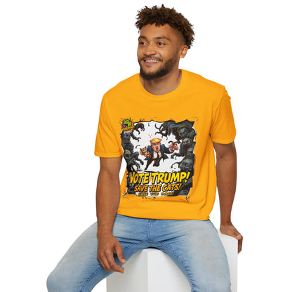 T-Shirt - They're Eating the Dogs Tee | Satire Trump Election Shirt | Funny Meme Graphic T-Shirt - custom-made. perfect gift idea. Order yours now and stand out with this exclusive piece!