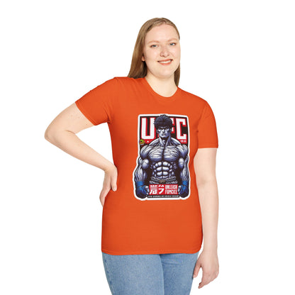 UFC T Shirt | Unleash Fierce Confidence | Motivational UFC Tee with Baki Anime Strength