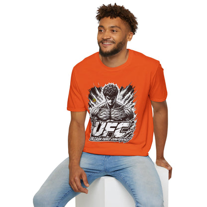 UFC T Shirt | Unleash Fierce Confidence | UFC Tee with Baki Anime T Shirt Motivation