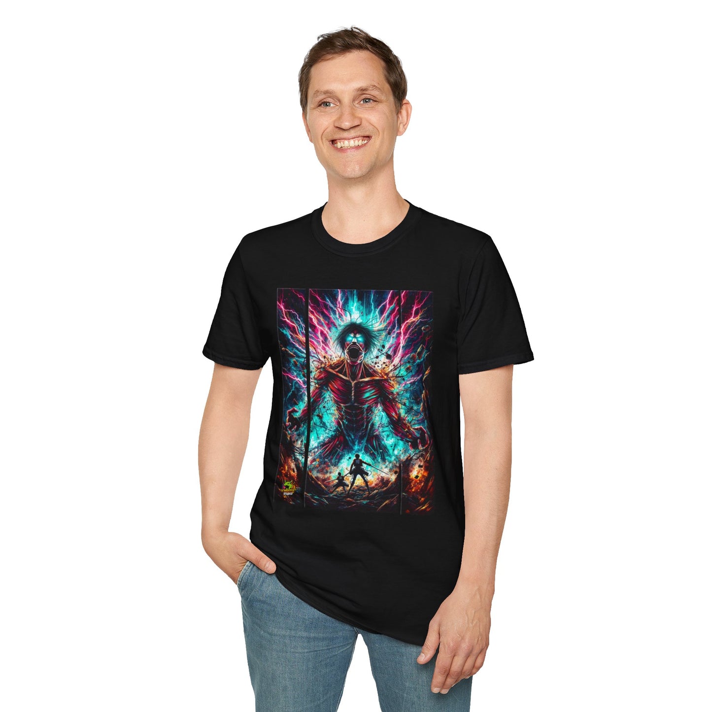 on - Eren Yeager Titan’s Rampage Tee | Attack on Titan Shirt | Shingeki no - premium material. perfect gift idea. Order yours now and stand out with this exclusive piece!