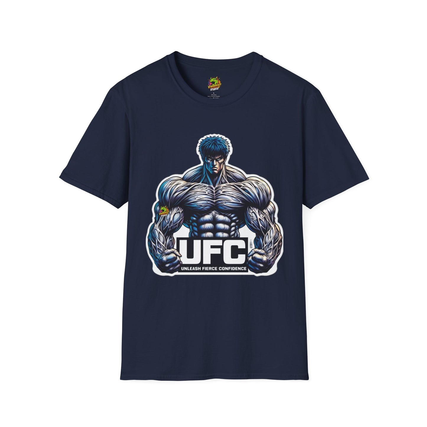 Gym - UFC T Shirt | Unleash Fierce Confidence | Motivational UFC Tee with Baki Anime Inspiration for Gym - premium material. limited stock. Order yours now and stand out with this exclusive piece!