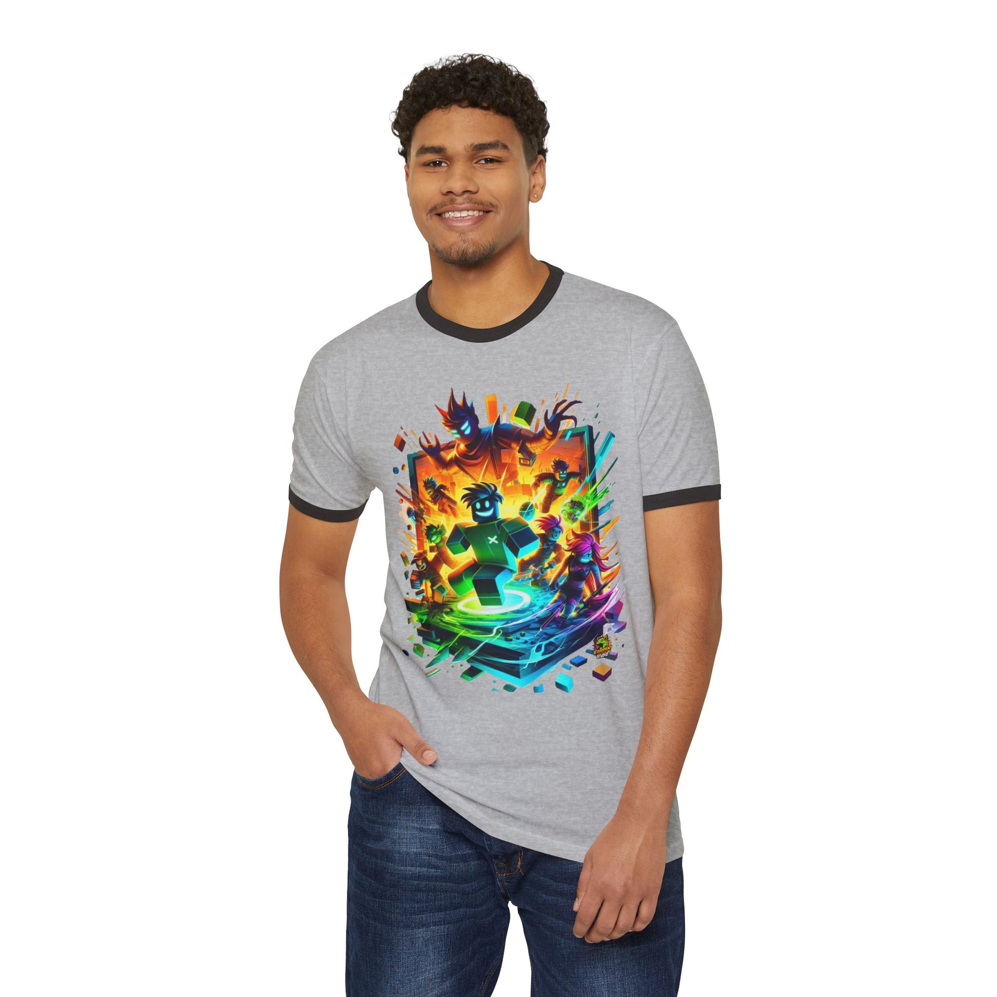 Roblox T Shirt for Kids, Teens & Adults | Roblox Gaming Tee | Roblox Adventure T Shirt - High Quality Image