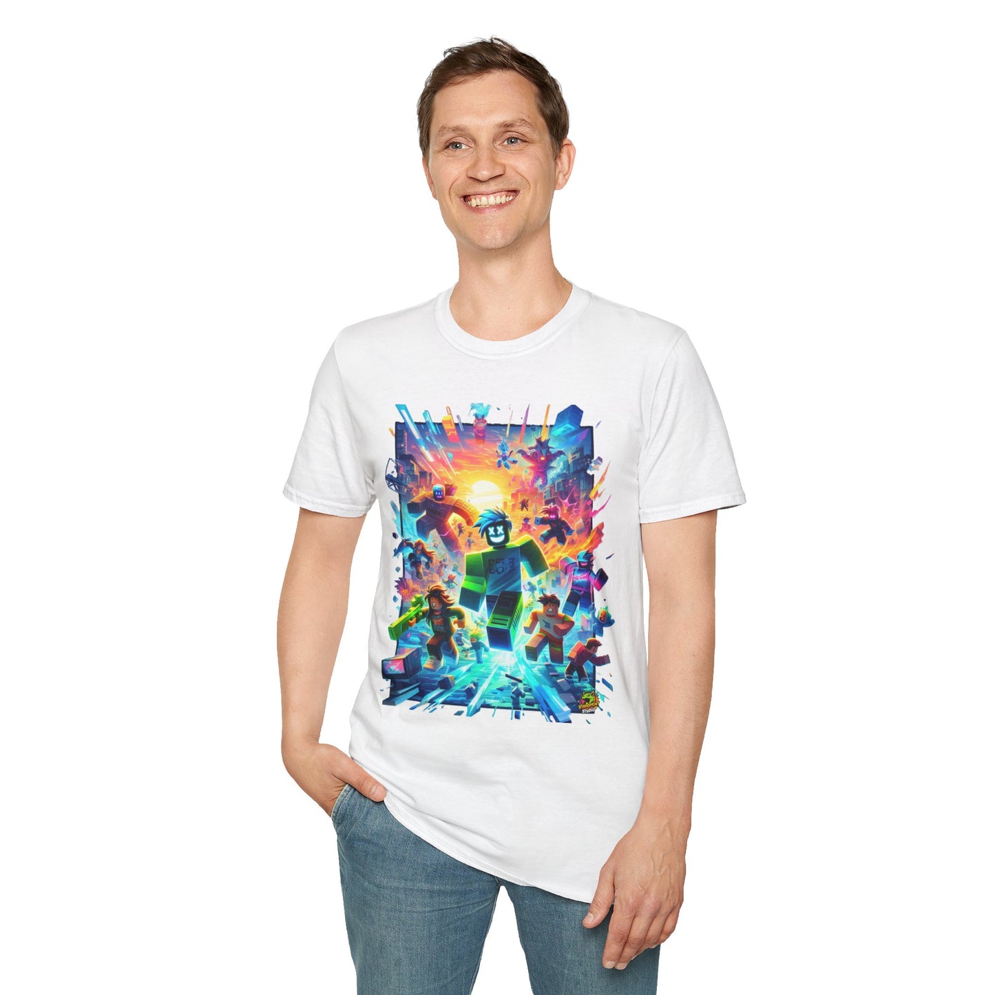 Roblox - Trendy Roblox T-Shirt for Boys & Girls | Roblox Kids Clothing | Roblox Adventure Graphic Tee | Cool Gift for Roblox Fans - custom-made. limited stock. Order yours now and stand out with this exclusive piece!