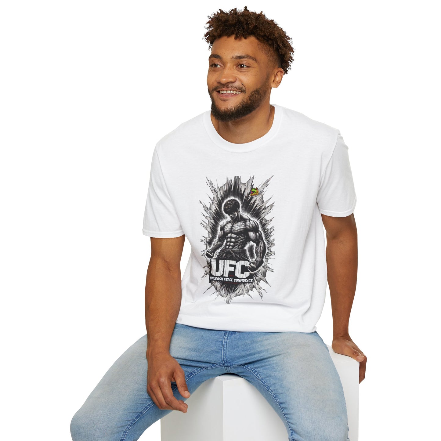 UFC T Shirt | Unleash Fierce Confidence | Motivational UFC Tee with Baki Anime T Shirt