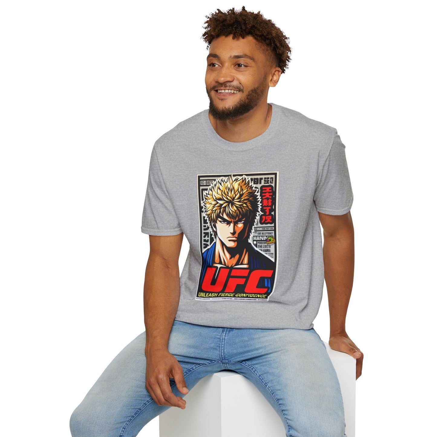 Michael Myers inspired design - UFC T Shirt | Unleash Fierce Confidence | UFC Tee for Gym Inspired by Baki - comfortable fit. premium horror movie t-shirt for spooky occasions. Order yours now and stand out with this exclusive piece!