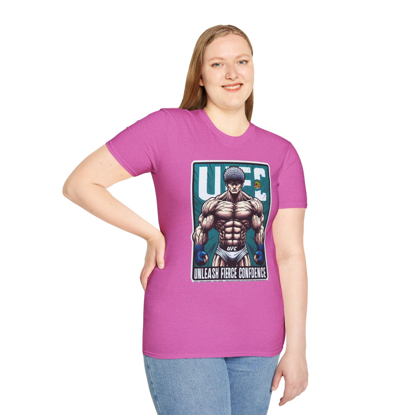 UFC T Shirt | Unleash Fierce Confidence | UFC Tee for Gym and Baki Anime Fans