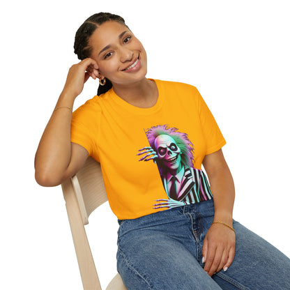 high-quality - Beetlejuice Shirt | Halloween Graphic Tee | Cool Beetlejuice Movie Shirt for Adults & Kids | Spooky Beetlejuice Merch - premium material. limited stock. Order yours now and stand out with this exclusive piece!