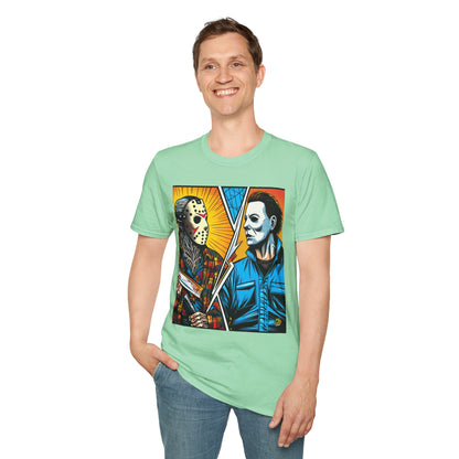 Jason & Michael Halloween Shirt | Funny Vintage Horror Tee