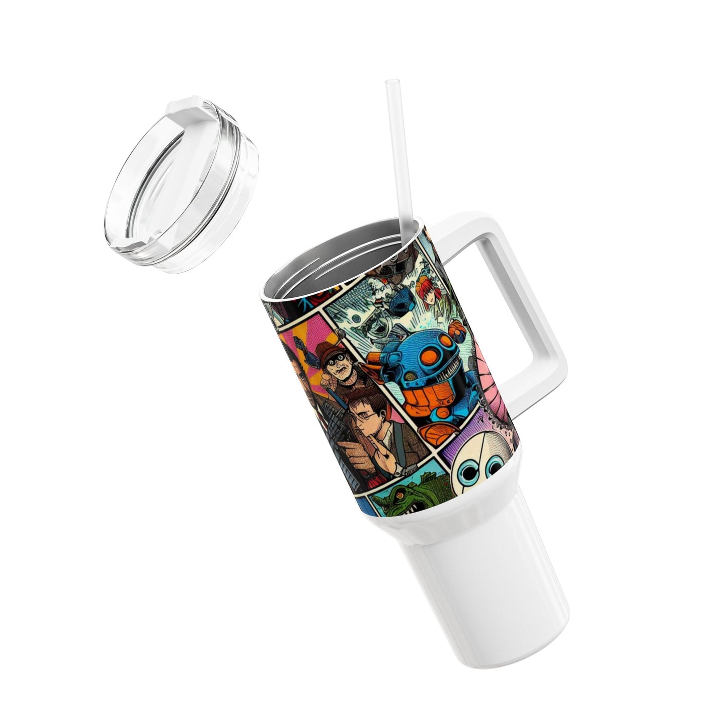 | - Stanley Tumbler | Comics and Anime Themed Tumbler for Gamers | Colorful Geek Drinkware - premium material. perfect gift idea. Order yours now and stand out with this exclusive piece!