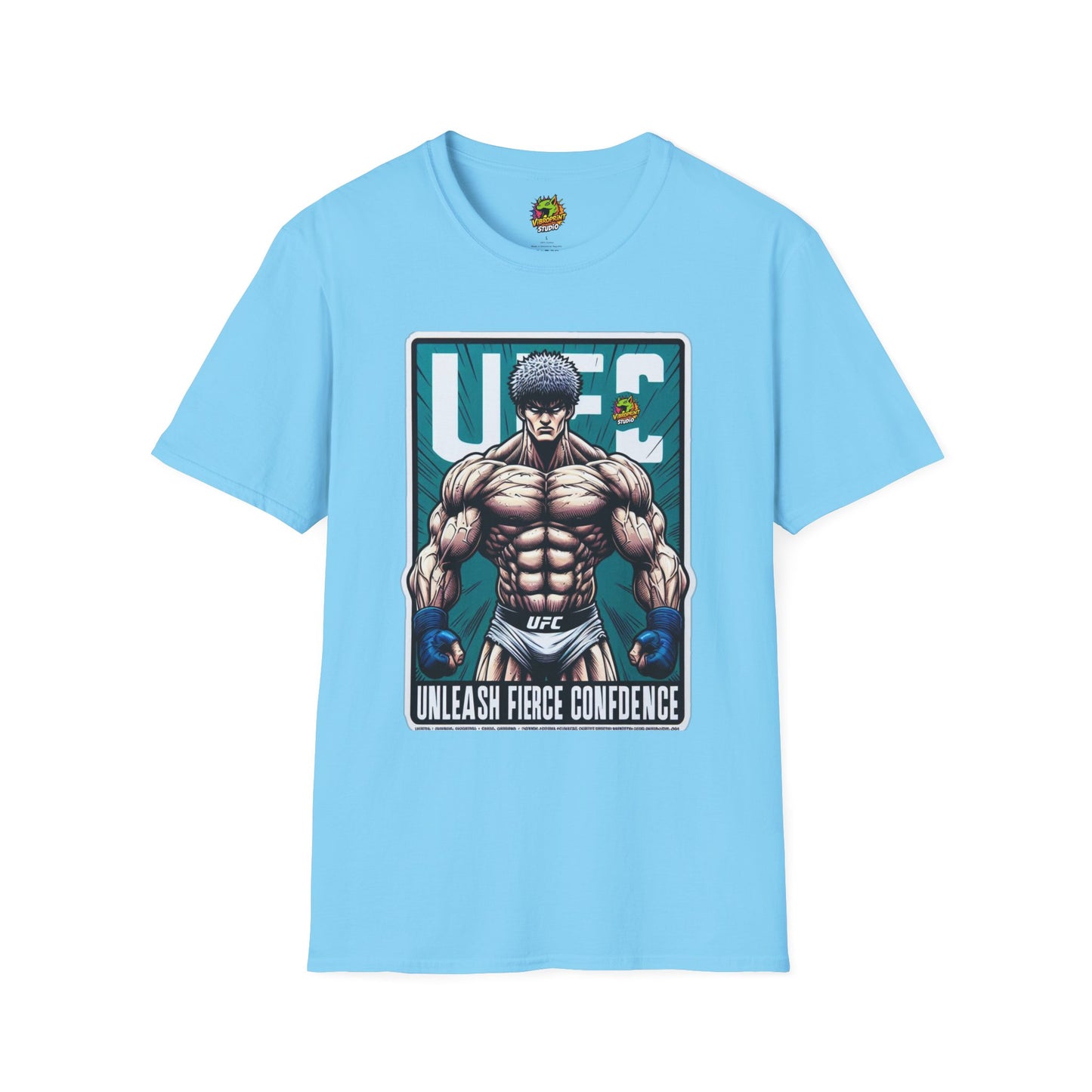 Anime - UFC T Shirt | Unleash Fierce Confidence | UFC Tee for Gym and Baki Anime Fans - custom-made. perfect gift idea. Order yours now and stand out with this exclusive piece!