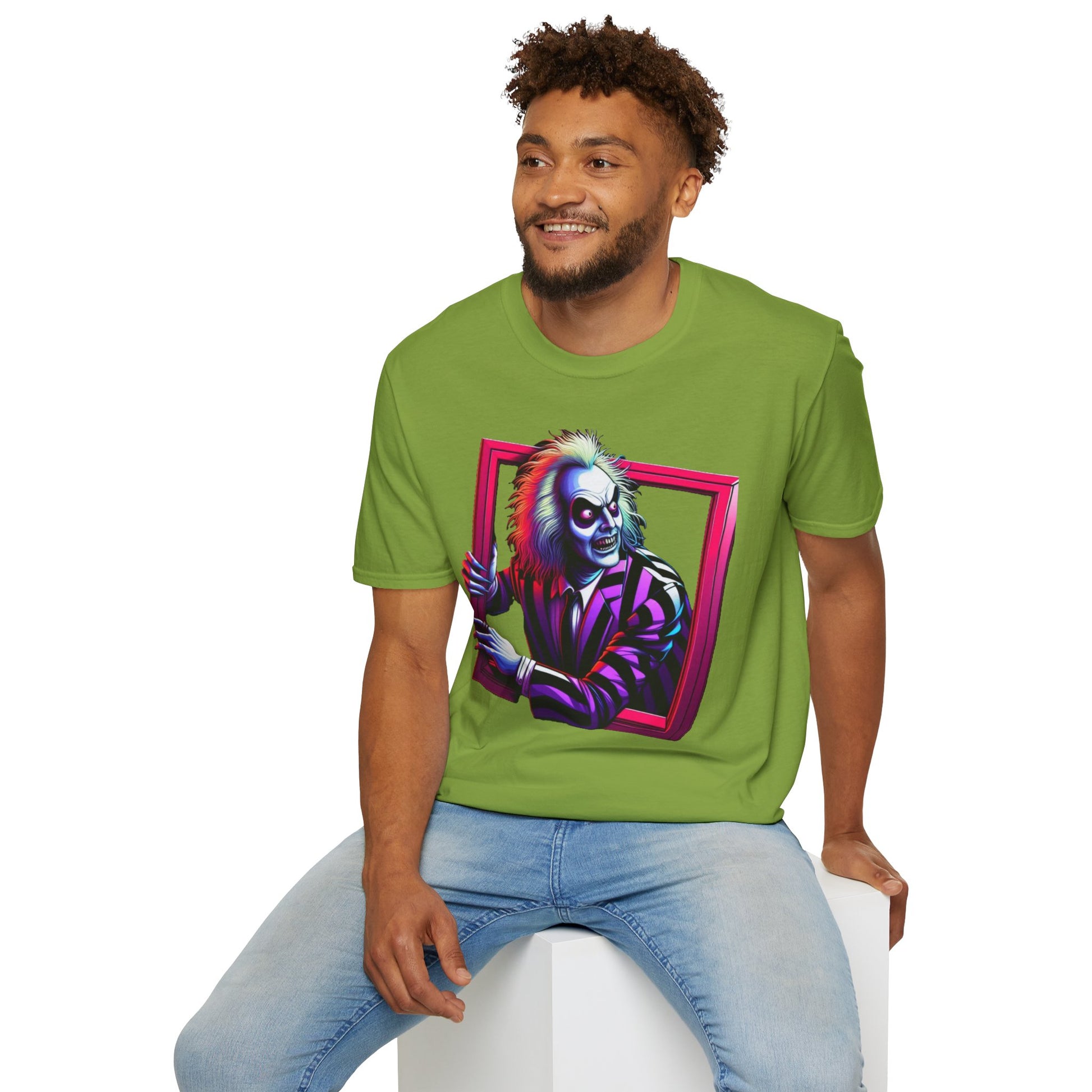 Tee - Beetlejuice Shirt | Classic Beetlejuice Tee | Creepy Beetlejuice Tee | Beetlejuice Movie Merch - custom-made. limited stock. Order yours now and stand out with this exclusive piece!