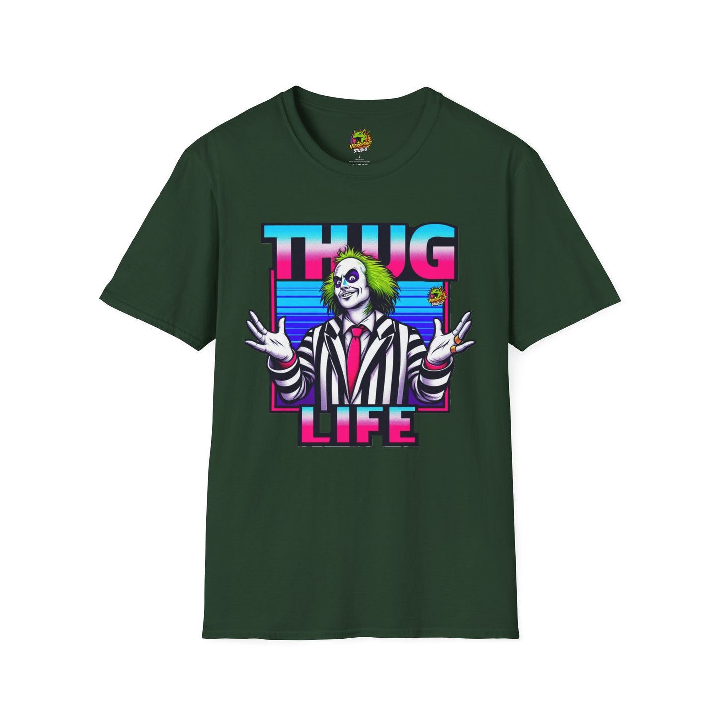 Spooky - Beetlejuice Shirt | Spooky Thug Life Tee | Halloween Beetlejuice Graphic Shirt for Men & Women - premium material. limited stock. Order yours now and stand out with this exclusive piece!